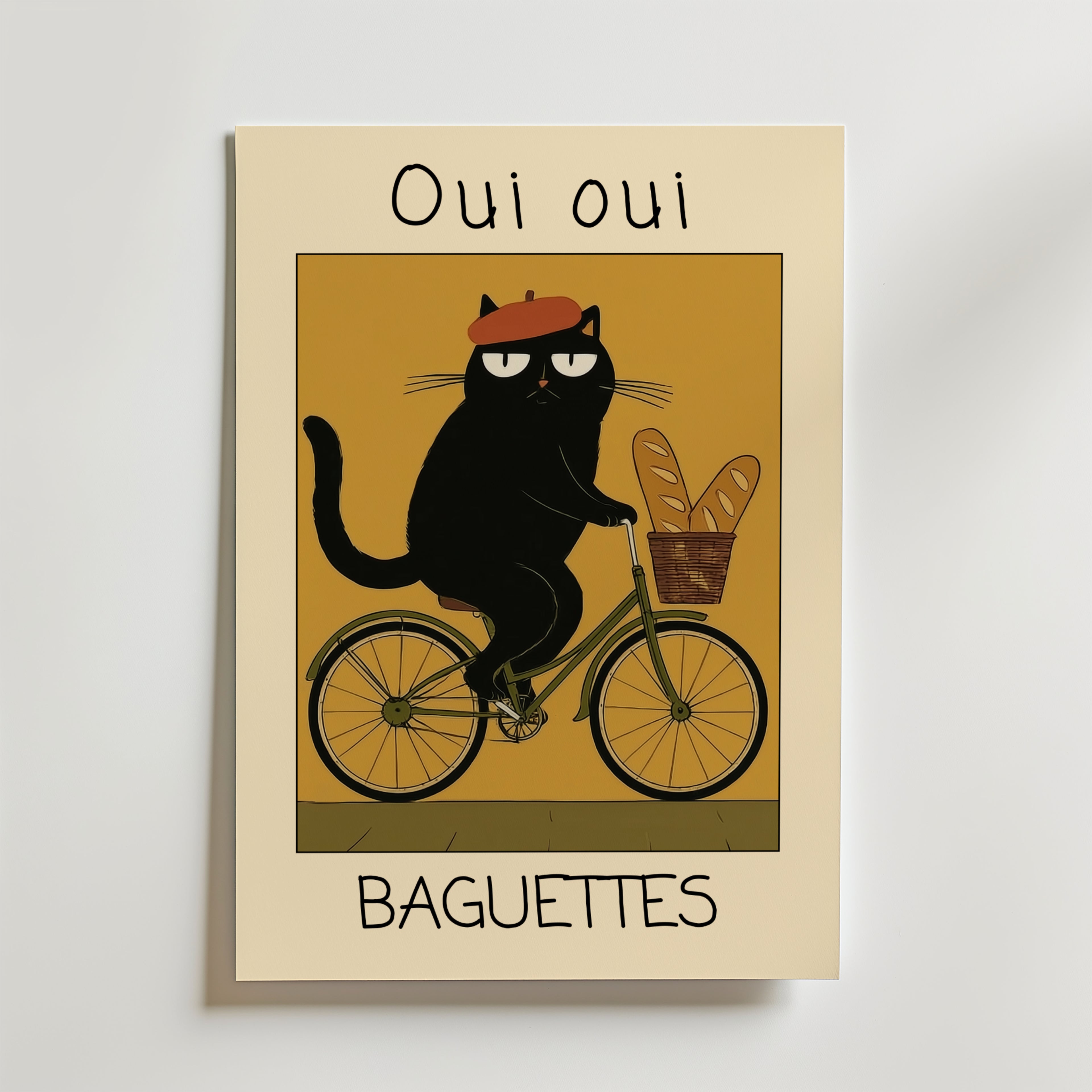 Bundle 3-pack Parisian Cat Trio – kuraterad postercollection som lyfter hemmet hos Bozetto