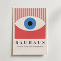 Bauhaus Eye Design – stilfullt konsttryck från Bozetto, tryckt på matt finpapper