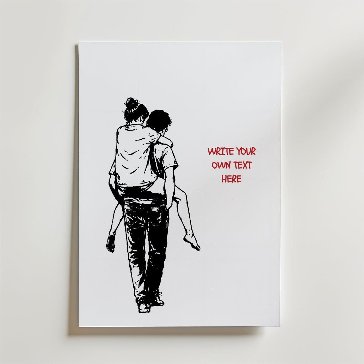 Personlig Poster Du är min finaste stund - Skapa din egen design