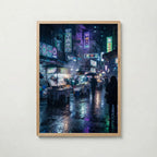 Neon Night Market Poster – ekram