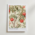 William Morris Crimson Orchard affisch på neutral bakgrund – poster från Bozetto