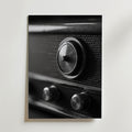 Old Fashioned Radio – stilfullt konsttryck från Bozetto, tryckt på matt finpapper