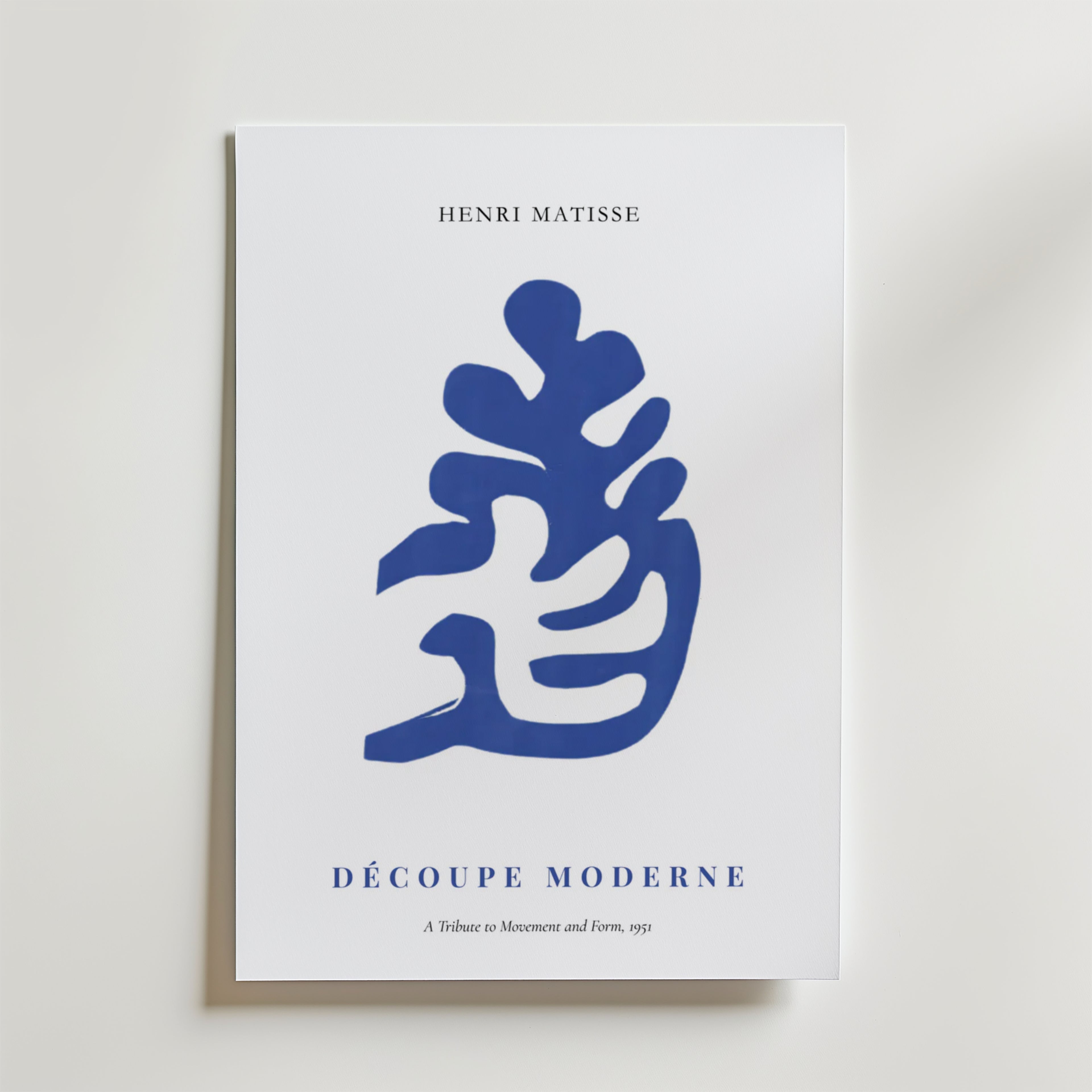 Matisse Decoupe Moderne – stilfullt konsttryck från Bozetto, tryckt på matt finpapper