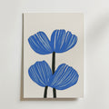 Blue floral Botanical Home – stilfullt konsttryck från Bozetto, tryckt på matt finpapper