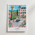 Capri Coastal Elegance – stilfullt konsttryck från Bozetto, tryckt på matt finpapper
