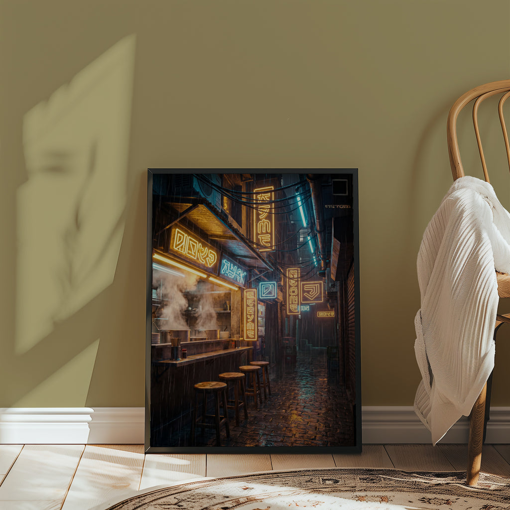 Neon Alley Poster – i rum 4