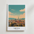 Golden Afternoon In Vienna – stilfullt konsttryck från Bozetto, tryckt på matt finpapper