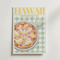 Hawaii affisch inramad i neutral ram – se hur konsttrycket ser ut, Bozetto i hög tryckkvalitet