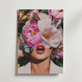 Floral Butterfly Eyes – stilfullt konsttryck från Bozetto, tryckt på matt finpapper
