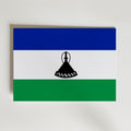 Lesotho National Flag Poster – modern konst och stilren konsttryck för hemmet hos Bozetto