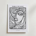 Picasso Minimal Muse – stilfullt konsttryck från Bozetto, tryckt på matt finpapper