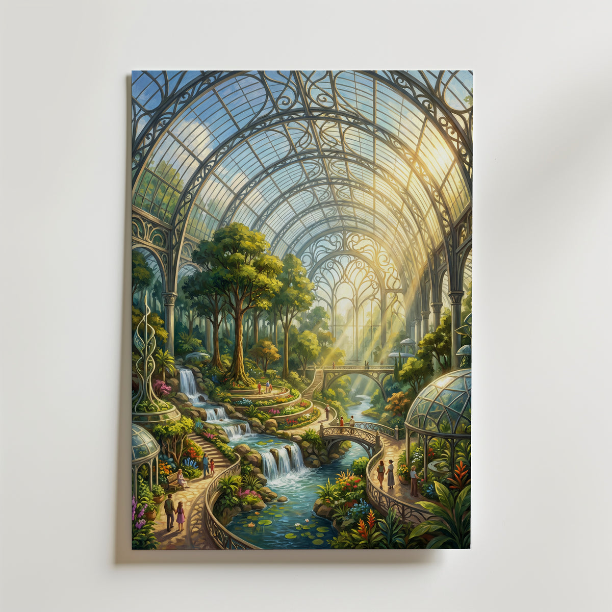 Glass Garden Poster – canvas utan passepartout