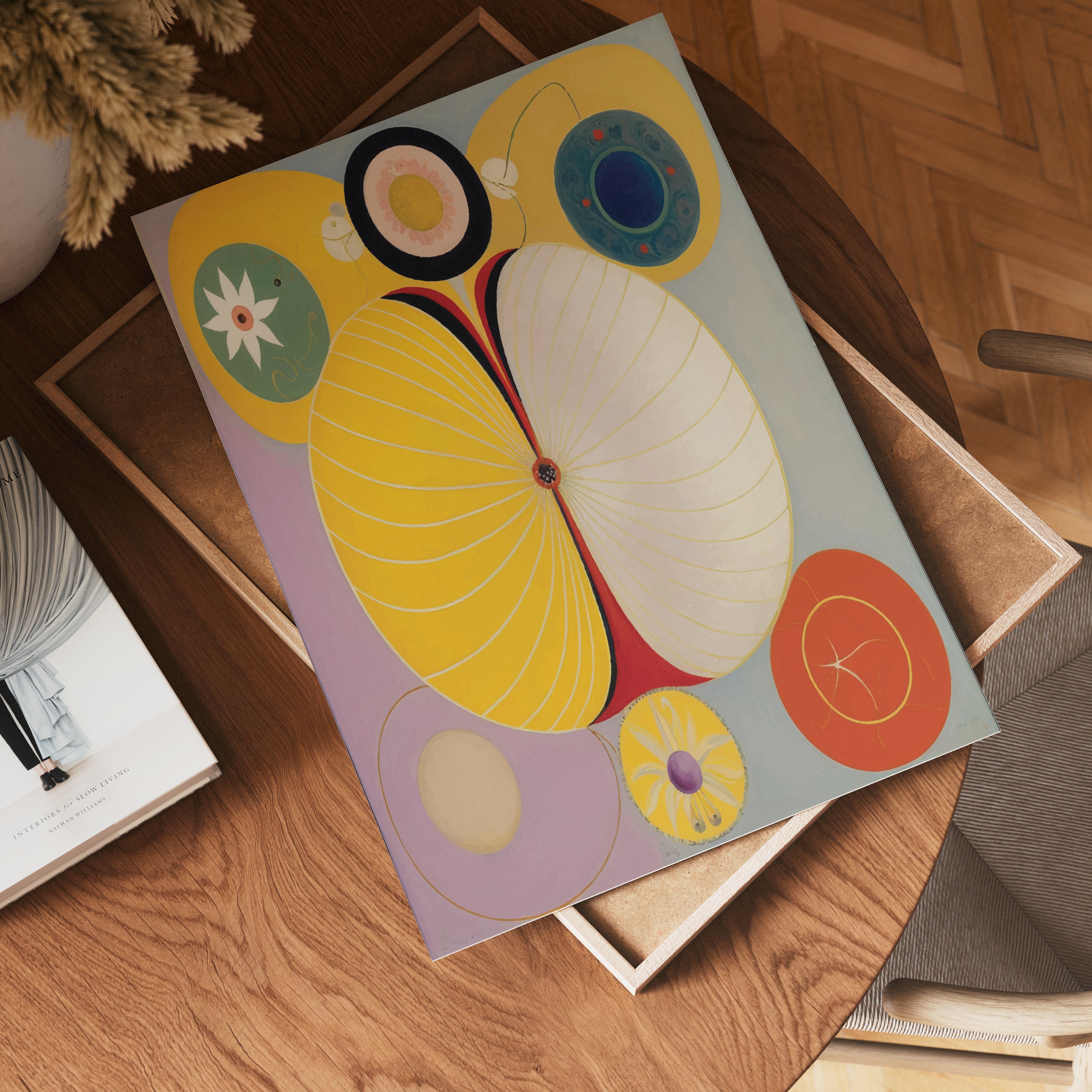 Hilma af Klint The Source – affisch med stilfullt motiv från Bozetto i hög kvalitet