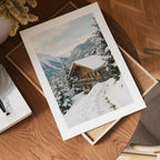 Alpine Retreat Essence – affisch med snyggt motiv, köp enkelt hos Bozetto i flera storlekar