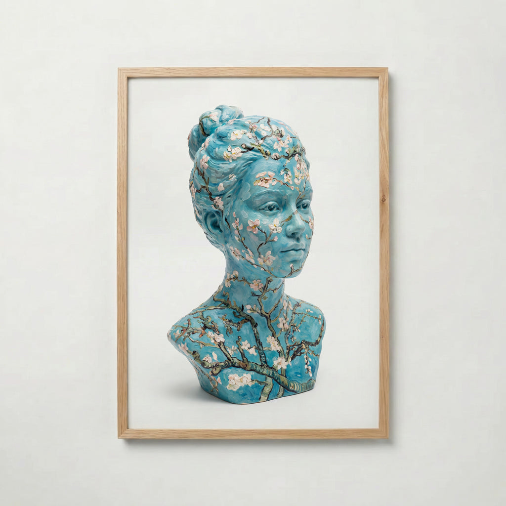 Almond Blossom Bust Poster – ekram