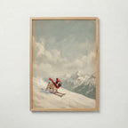 Apres-Ski Pug Poster – ekram