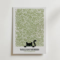 William Morris Cat Exhibition – stilfullt konsttryck från Bozetto, tryckt på matt finpapper