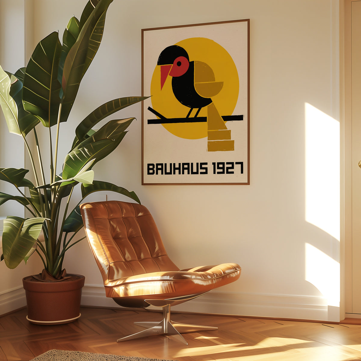 Bauhaus Bird Poster – i rum 1