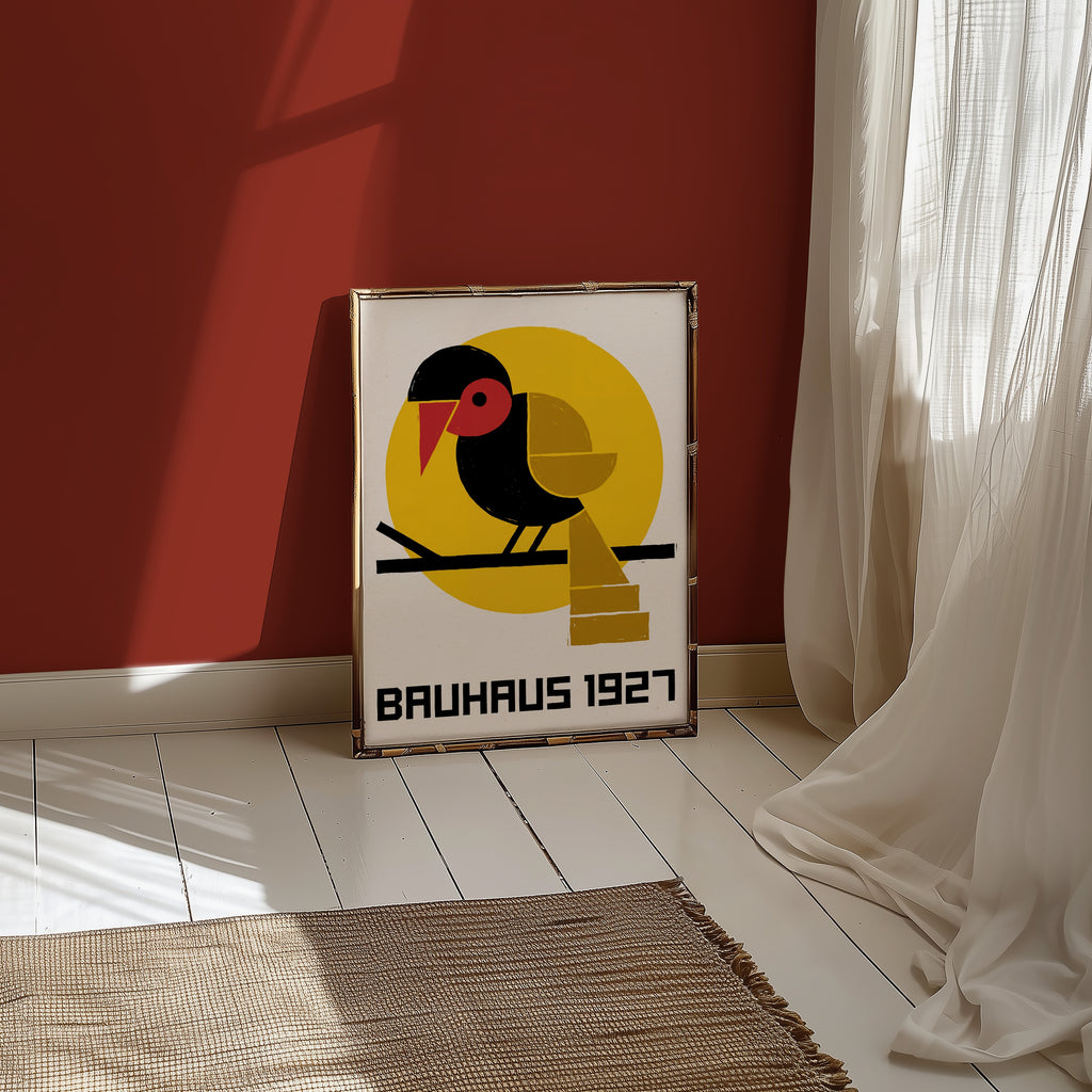 Bauhaus Bird Poster – i rum 2