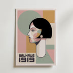 Bauhaus Bob Poster – canvas utan passepartout