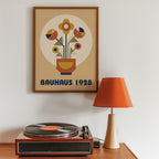 Bauhaus Flowerpot Poster – i rum 4