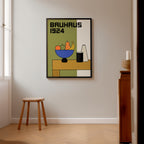 Bauhaus Fruit Bowl Poster – i rum 1