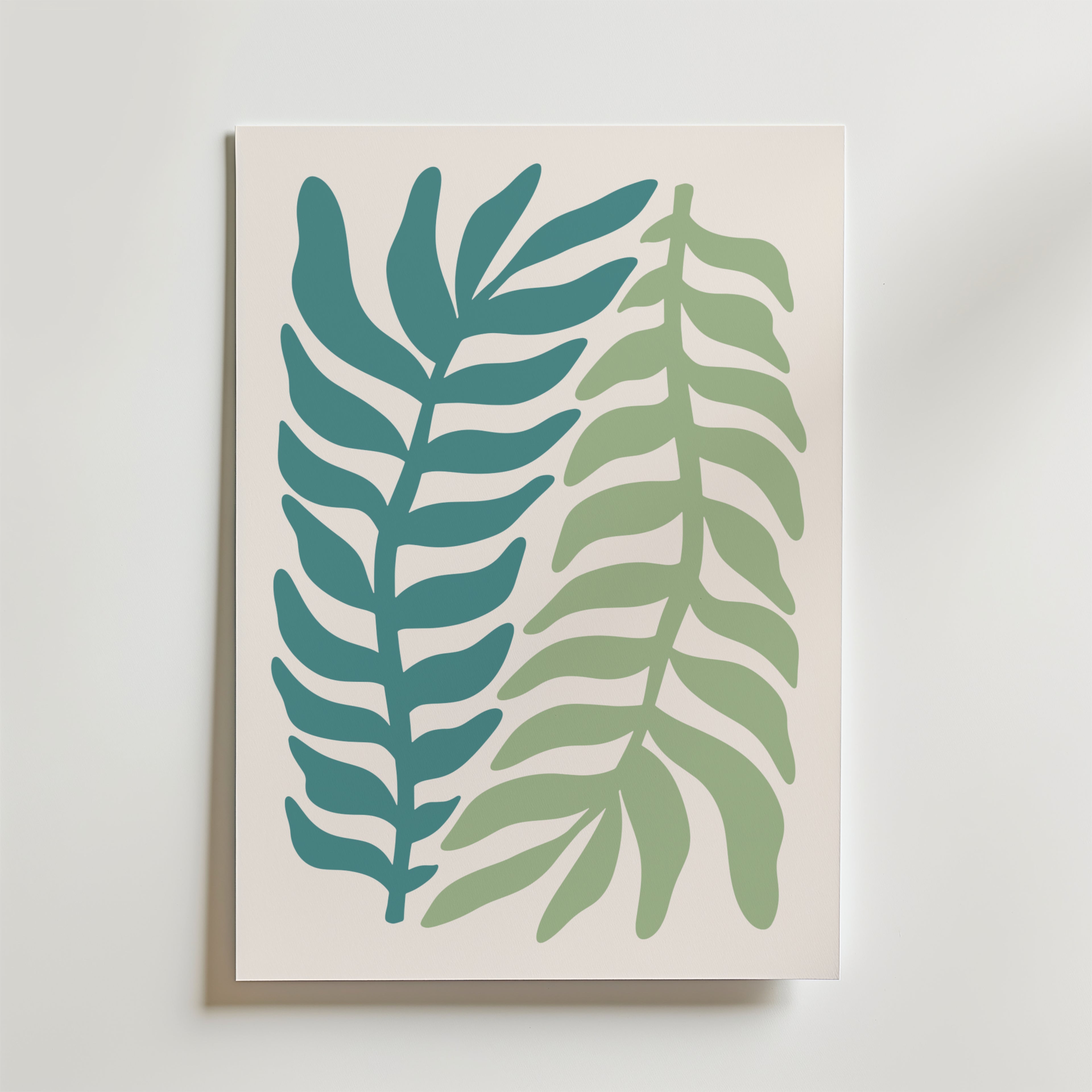 Botanical Balance – stilfullt konsttryck från Bozetto, tryckt på matt finpapper i hög tryckkvalitet