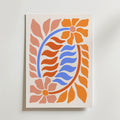 Tropical Flow Abstract – stilfullt konsttryck från Bozetto, tryckt på matt finpapper