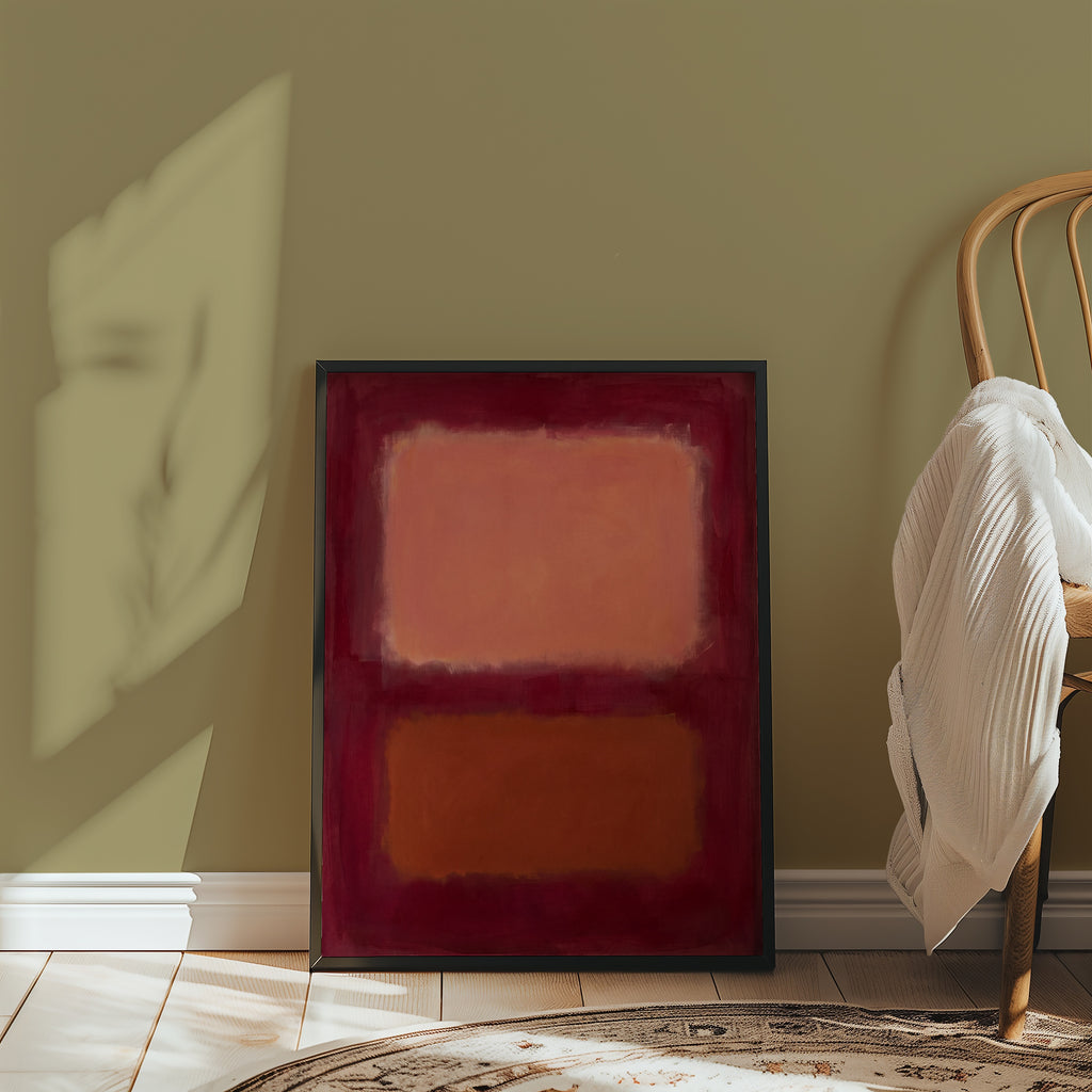 Colour Field in Crimson Poster – i rum 3