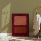 Colour Field in Crimson Poster – i rum 3