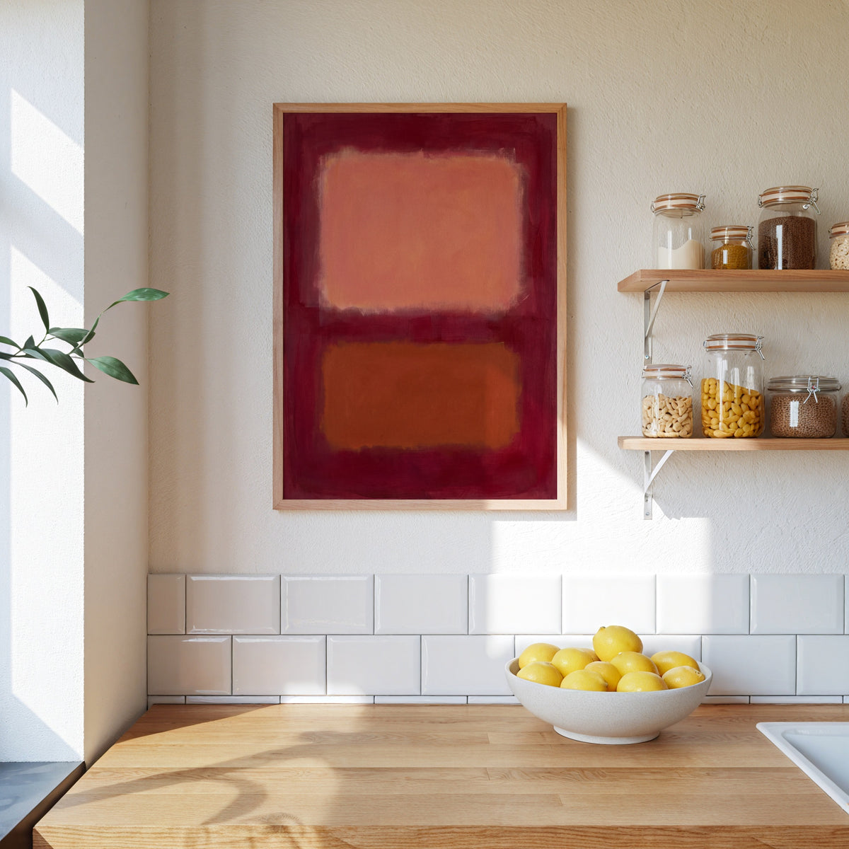 Colour Field in Crimson Poster – i rum 5