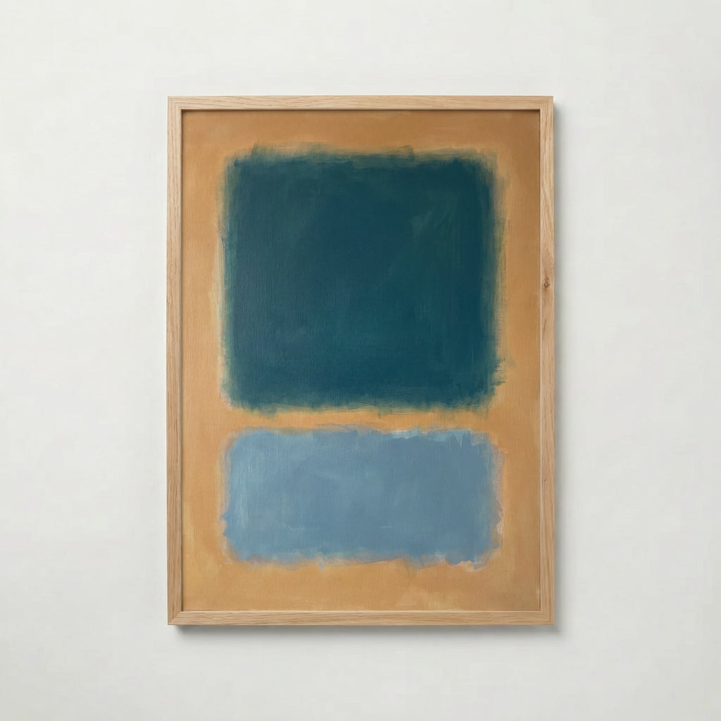 Colour Field in Teal Poster – ekram