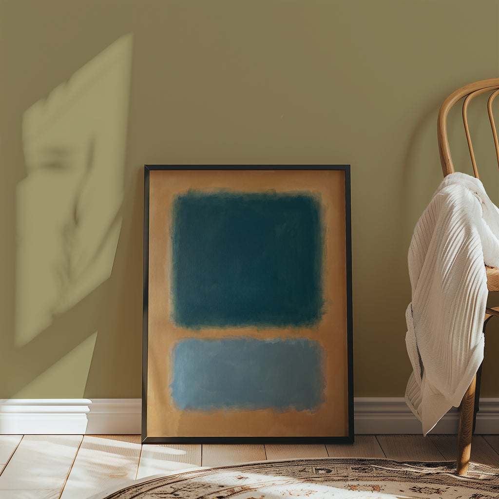 Colour Field in Teal Poster – i rum 5