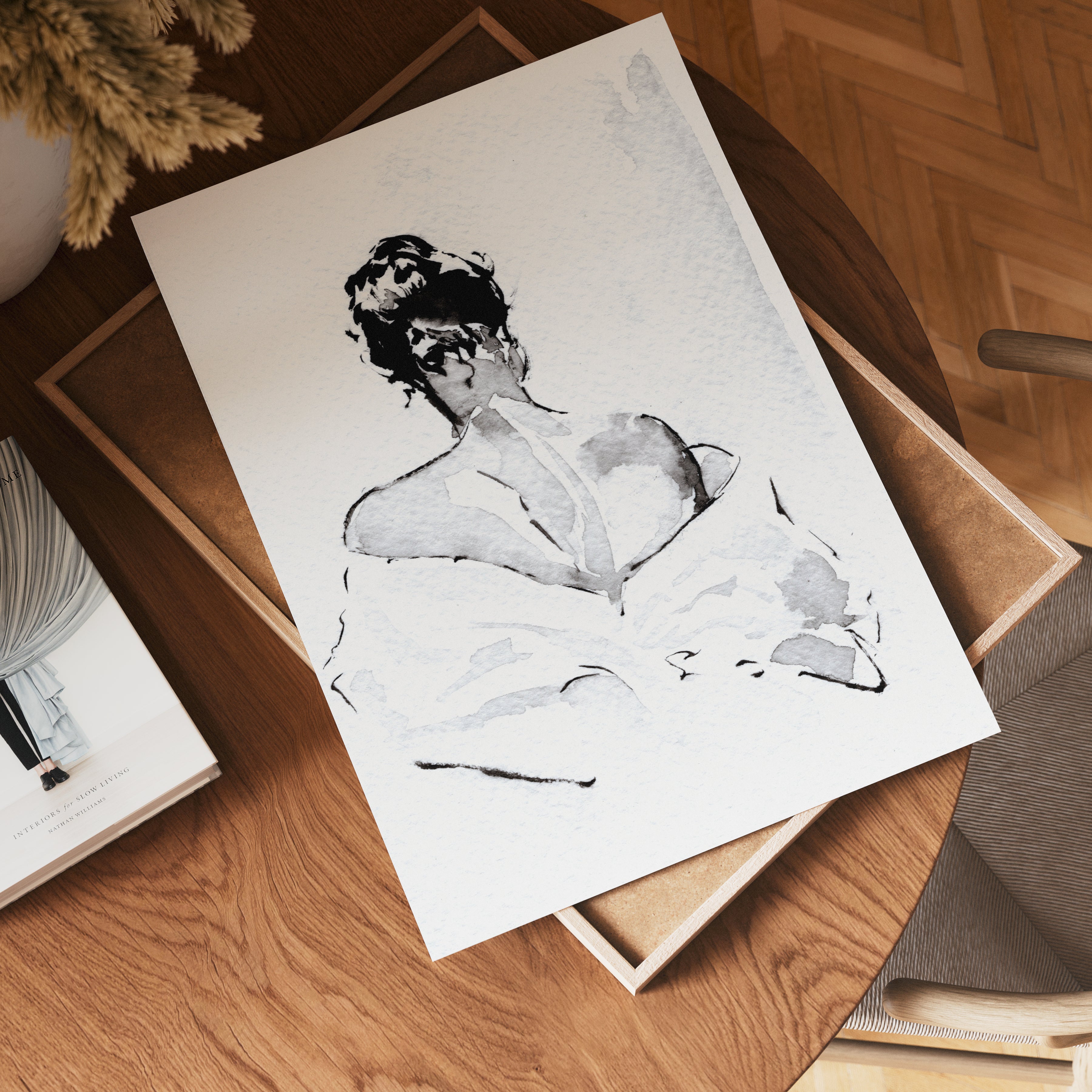 Helena Engström Elegance – affisch med stilfullt motiv från Bozetto i hög kvalitet