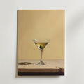 Classic Simple Martini – stilfullt konsttryck från Bozetto, tryckt på matt finpapper