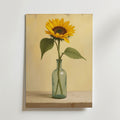 Minimalist glass vase – stilfullt konsttryck från Bozetto, tryckt på matt finpapper