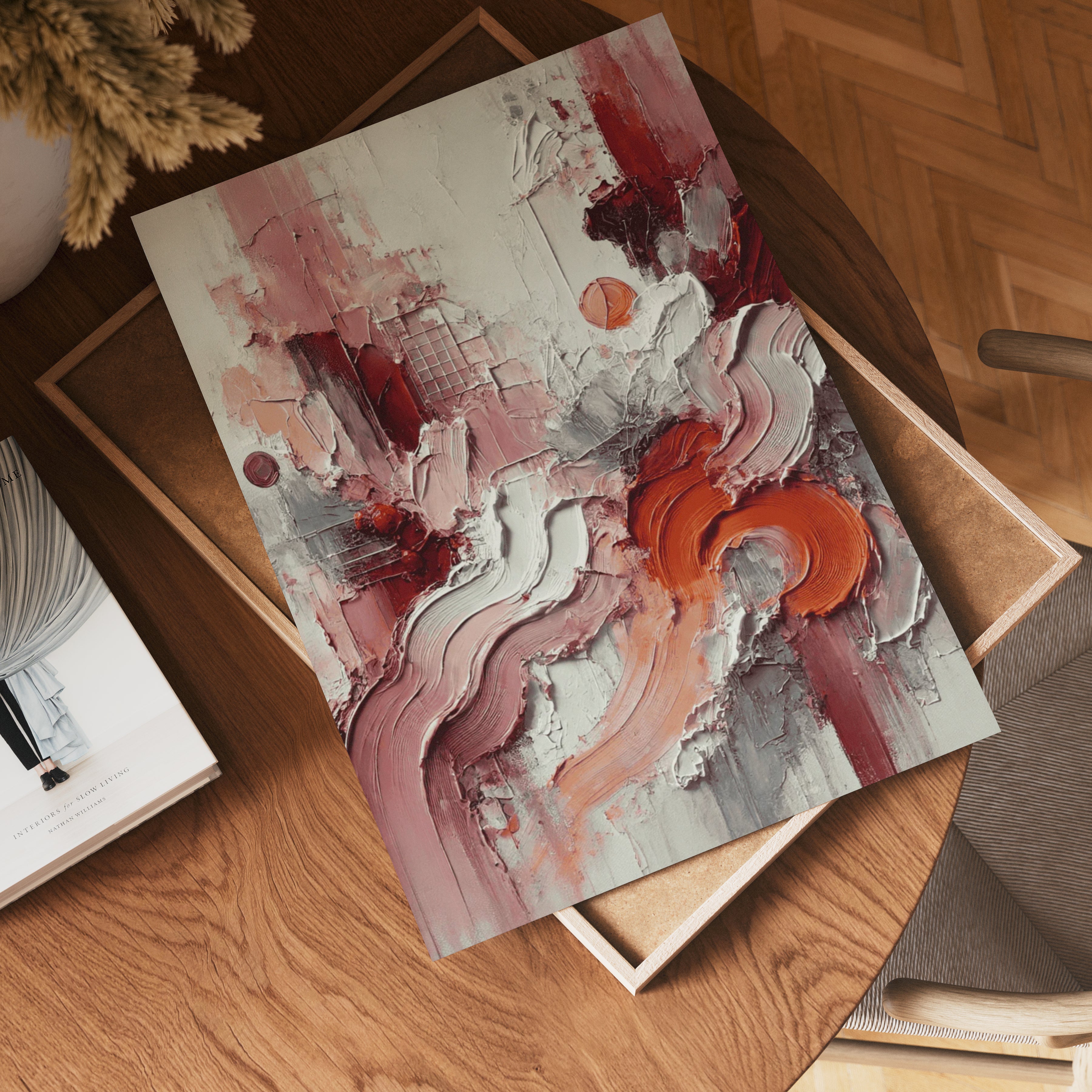 Fluid Geometry poster visad rakt fram – Bozetto affisch i hög tryckkvalitet i hög tryckkvalitet