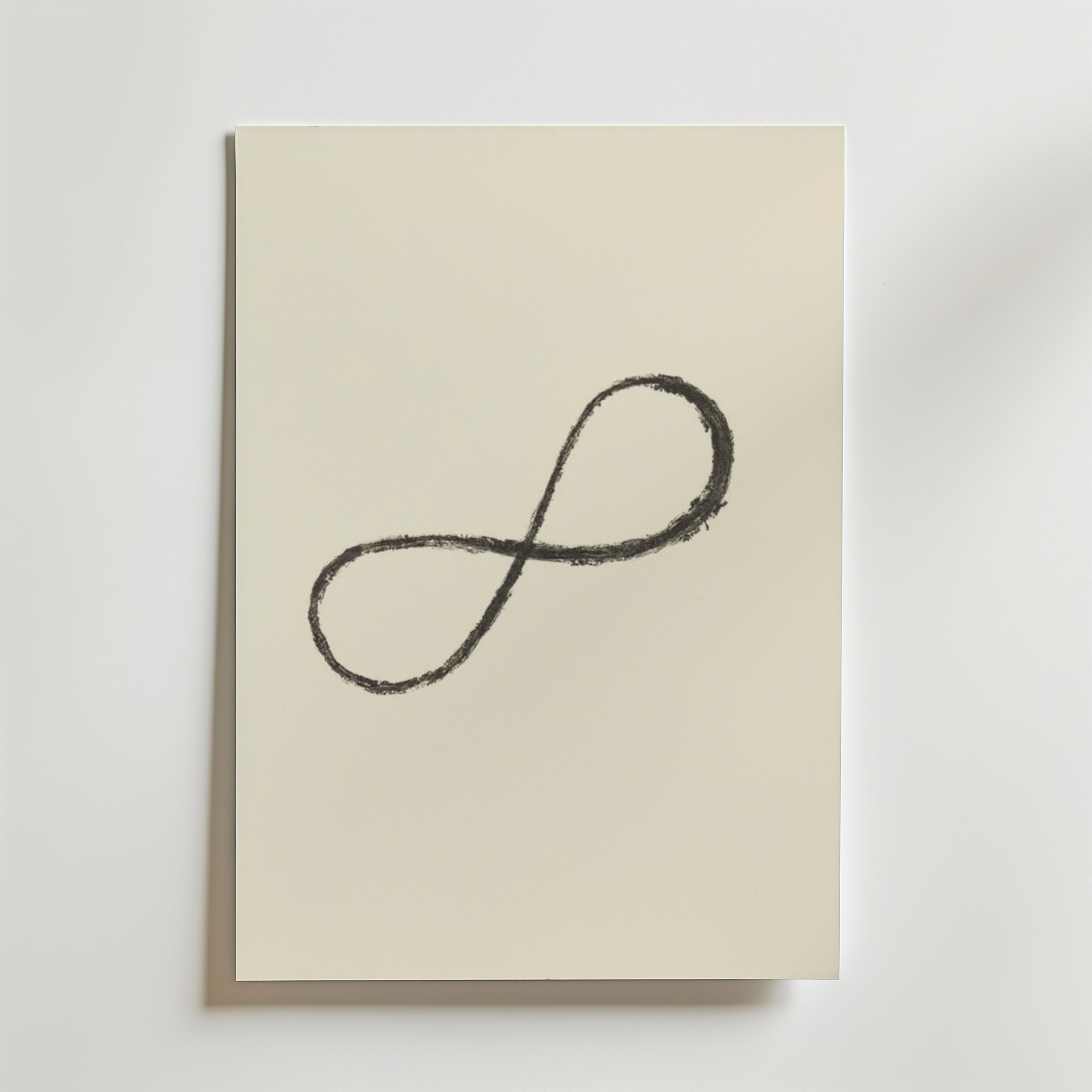 Abstract Infinity – stilfullt konsttryck från Bozetto, tryckt på matt finpapper i hög tryckkvalitet
