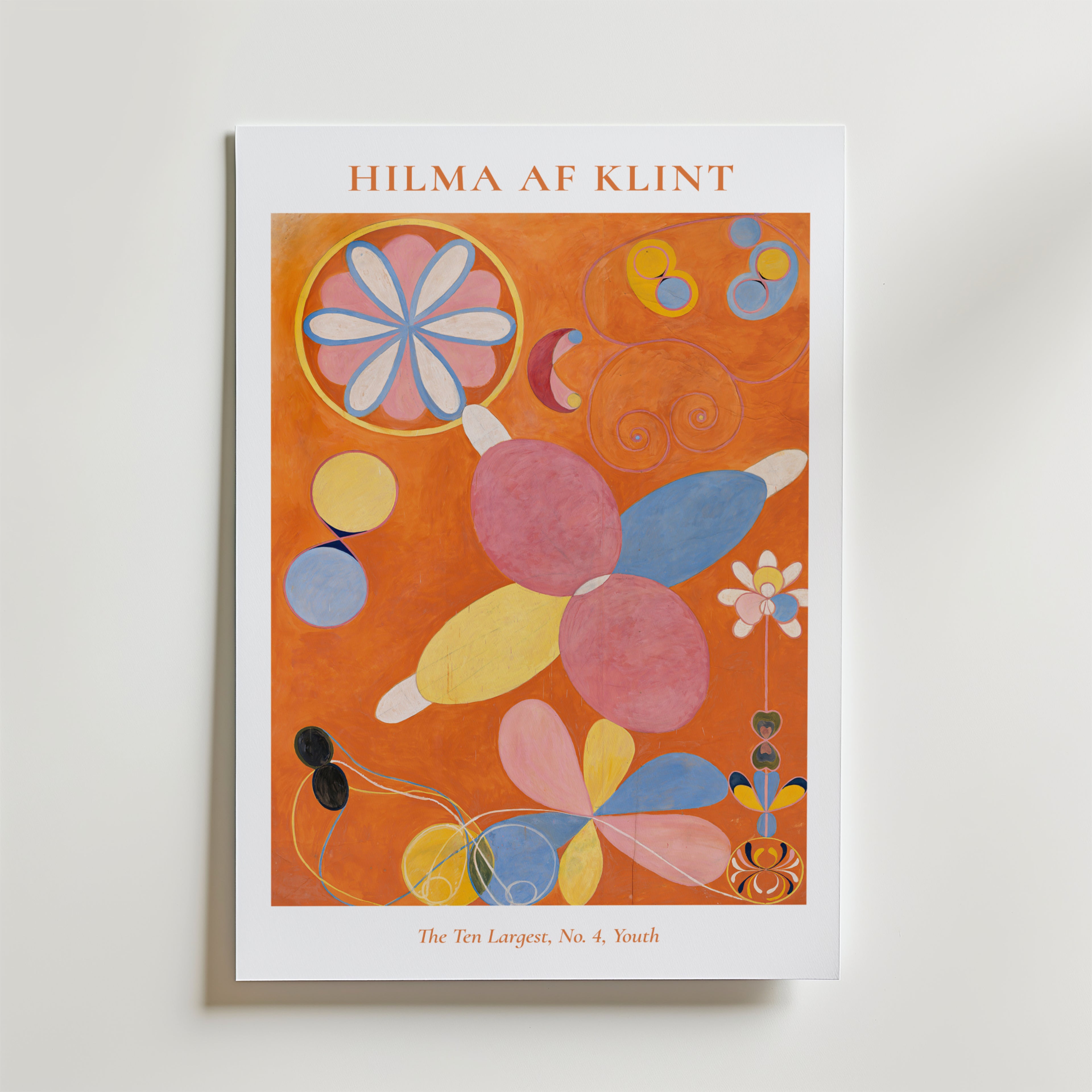 Hilma af Klint The Ten Largest affisch på neutral bakgrund – poster från Bozetto