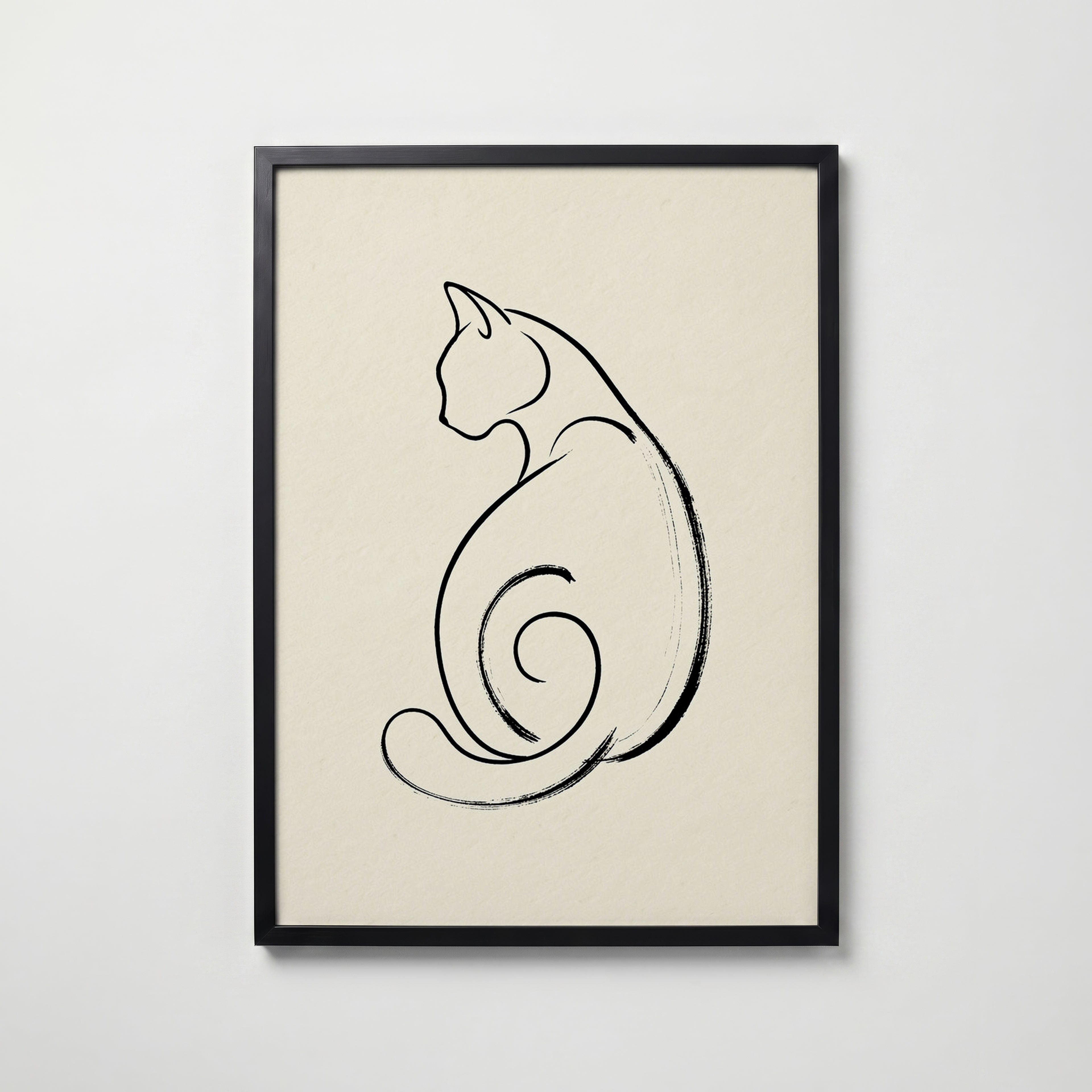 Feline Curl Poster i hemmiljö
