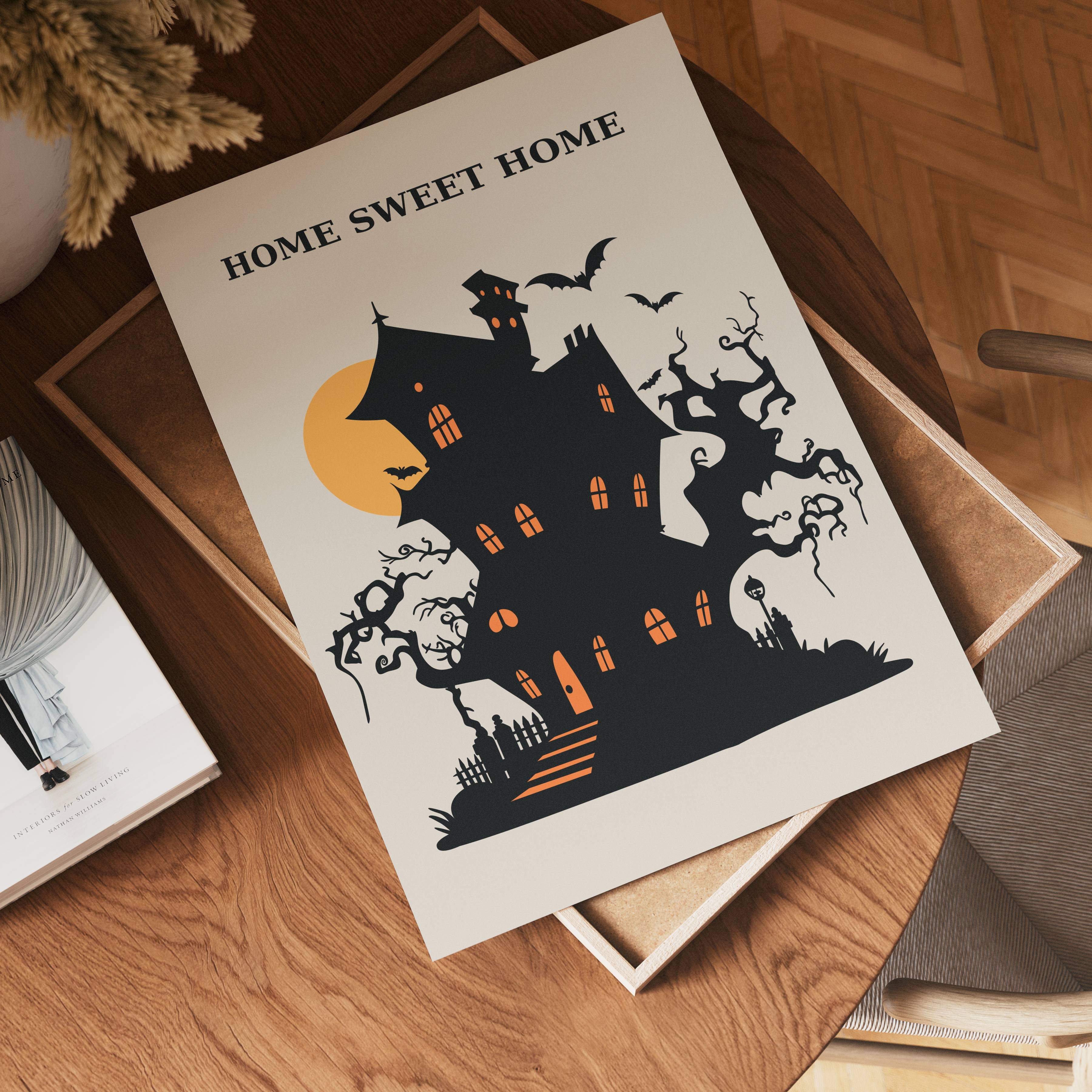 Haunted Haven poster visad rakt fram – Bozetto affisch i hög tryckkvalitet i hög tryckkvalitet