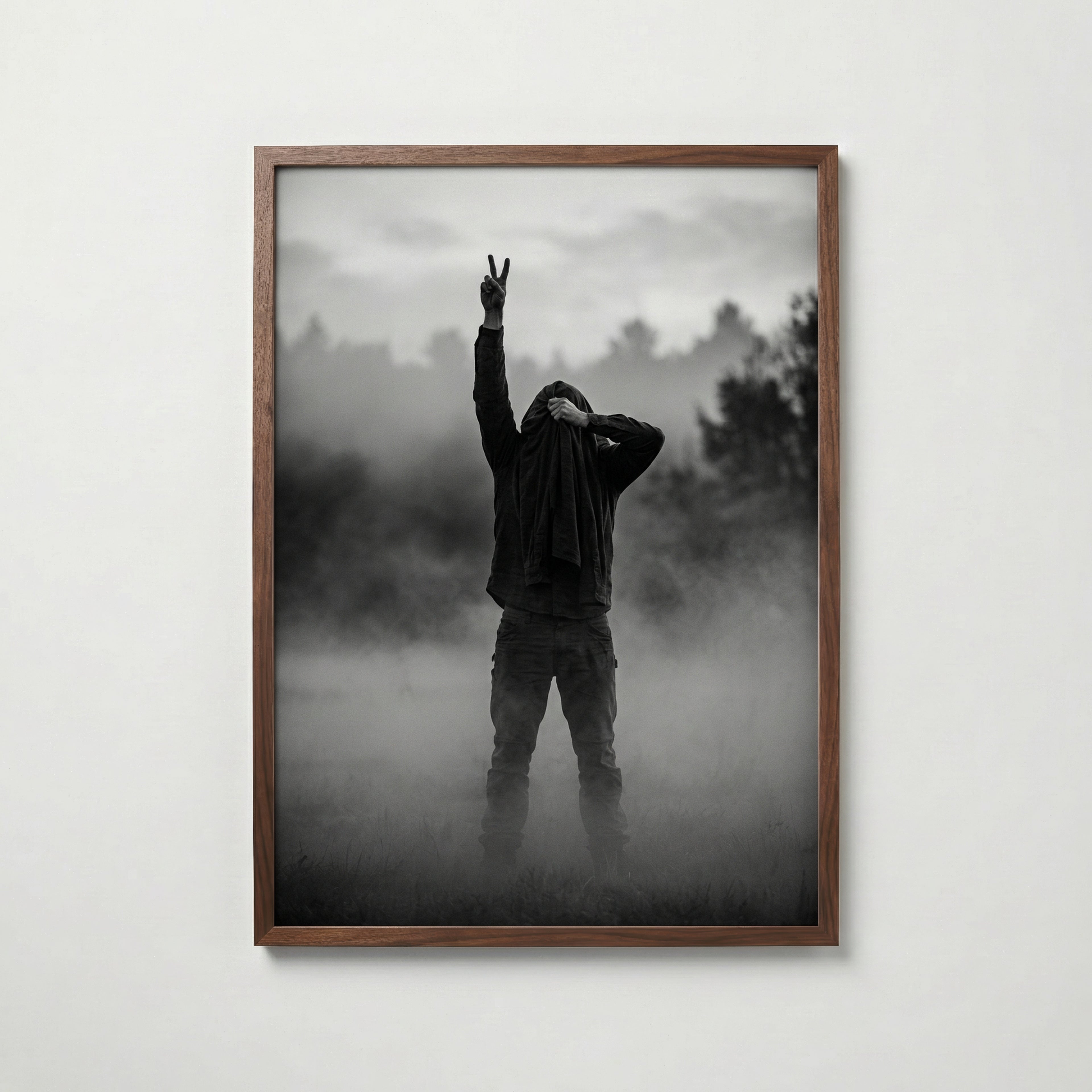 Fog Rebel Poster i vardagsrumsmiljö