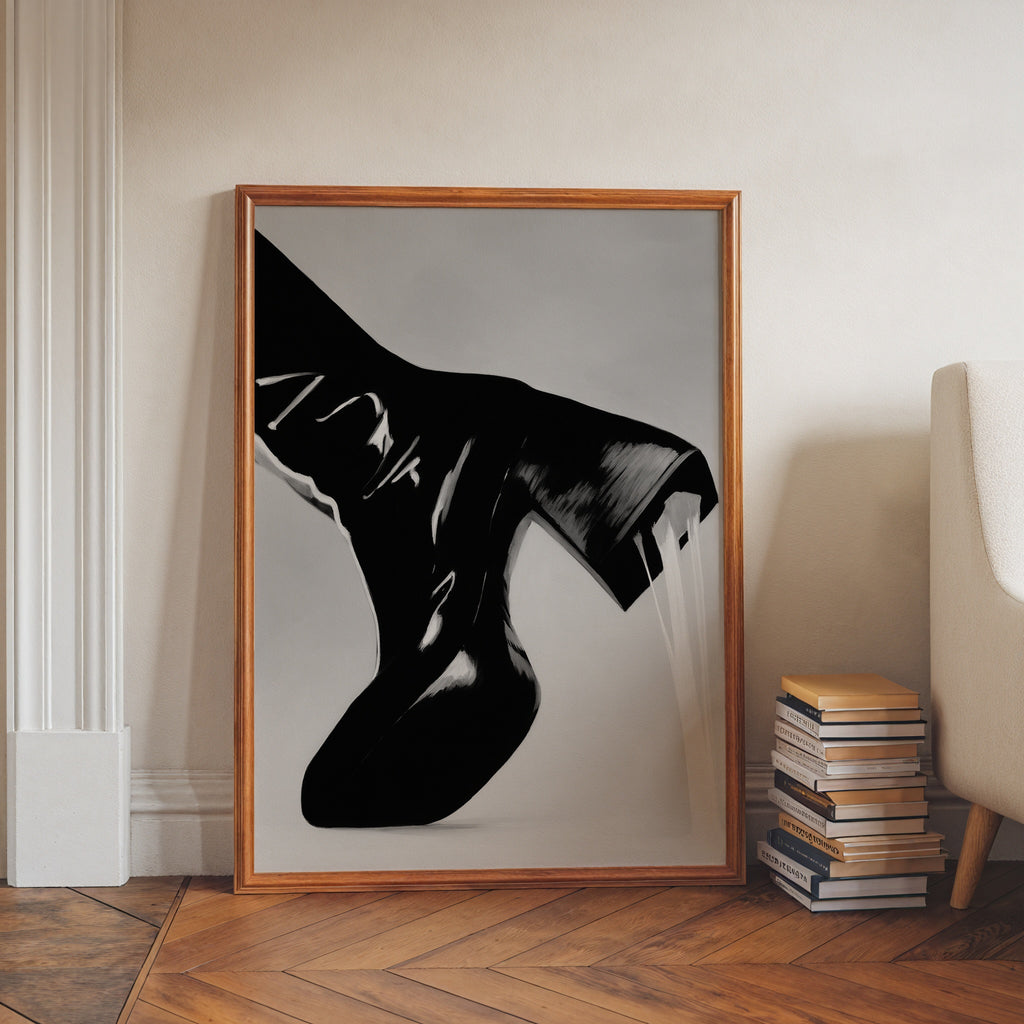 Patent Platform Boot Poster – i rum 1