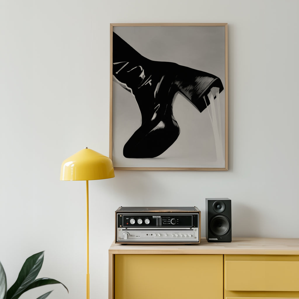 Patent Platform Boot Poster – i rum 4