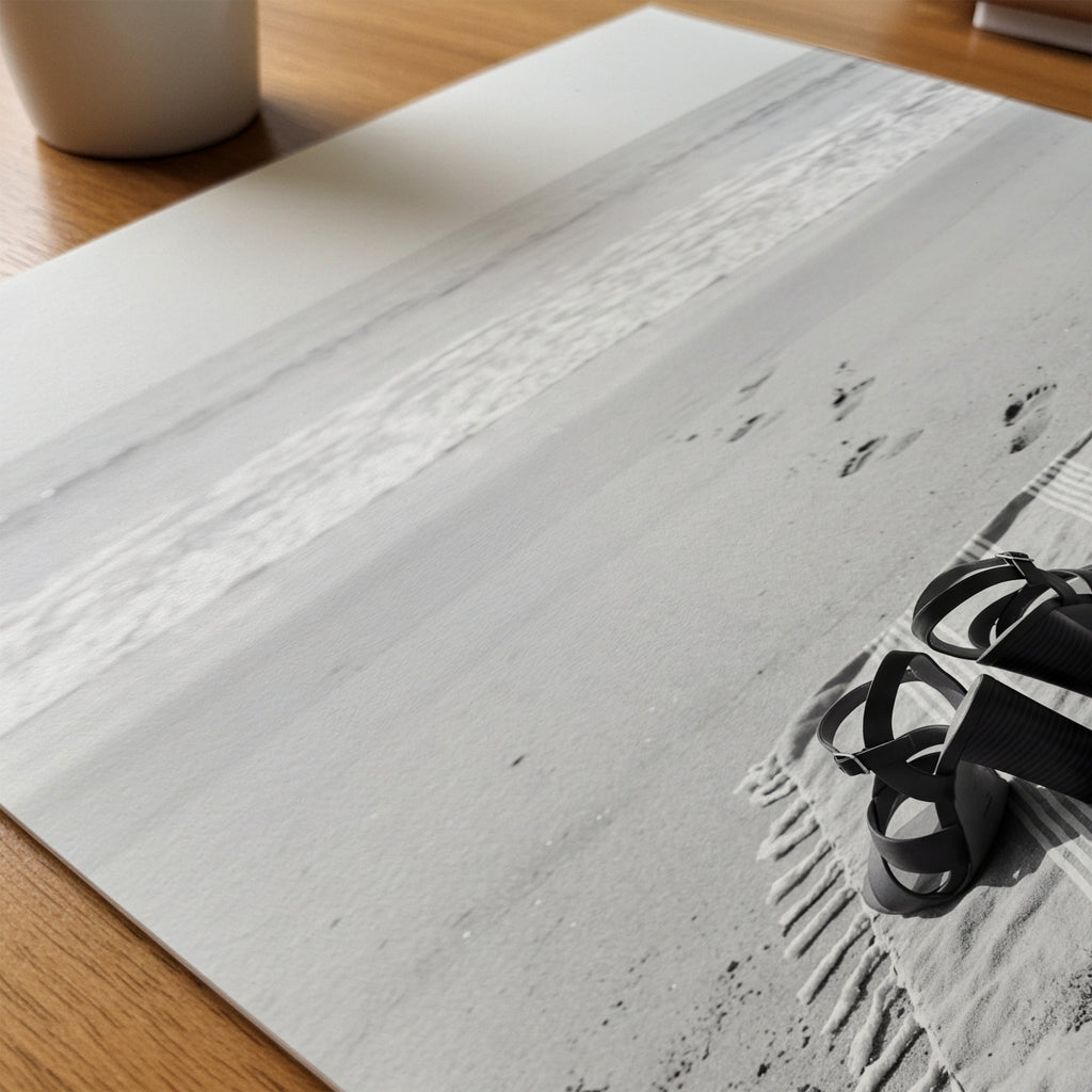 Gone Swimming Poster – närbild på papper