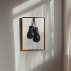 Worn Boxing Gloves Poster – i rum 4