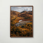 Highland Steam Poster i vardagsrumsmiljö