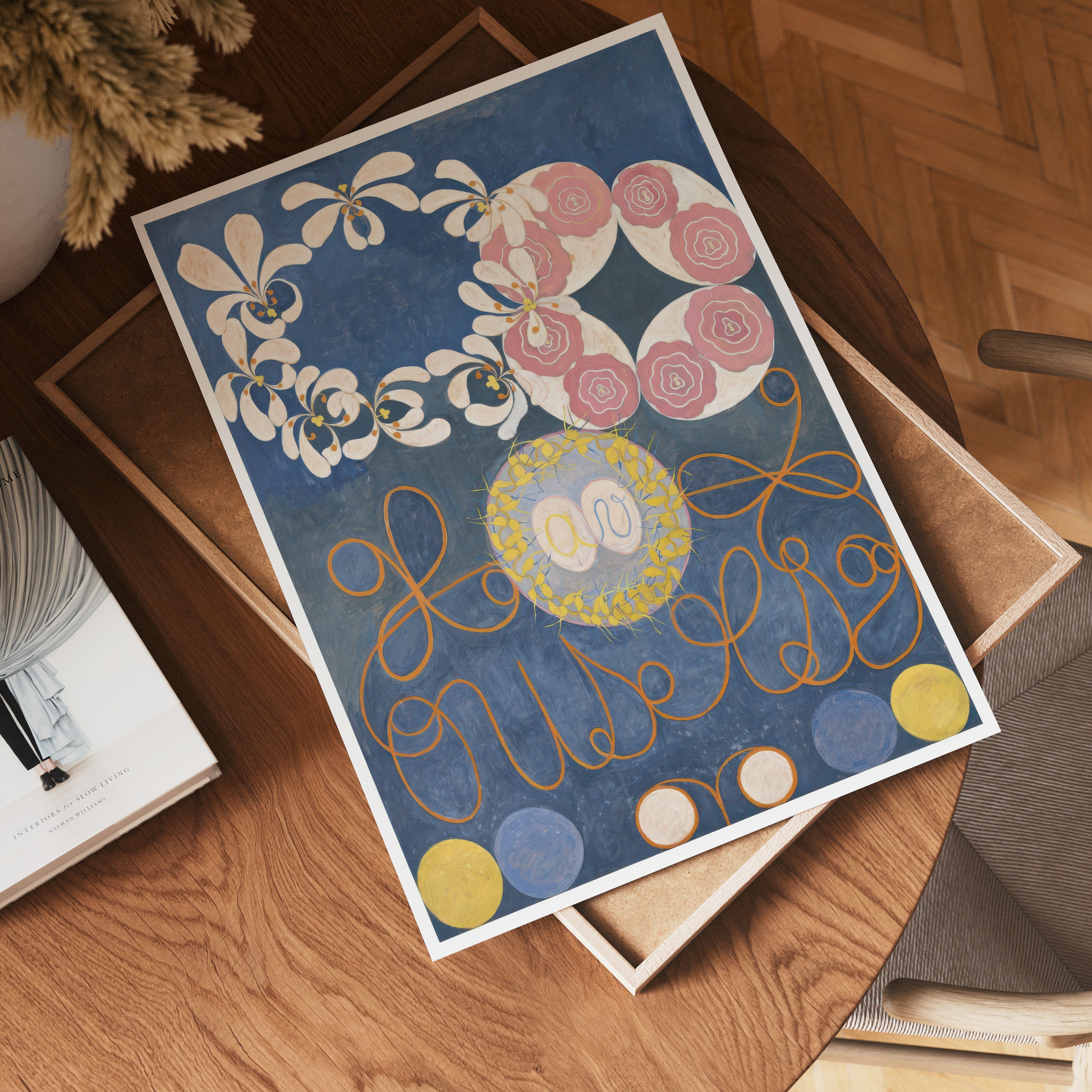 Hilma af Klint The Ten Largest – stilfullt konsttryck från Bozetto, tryckt på matt finpapper