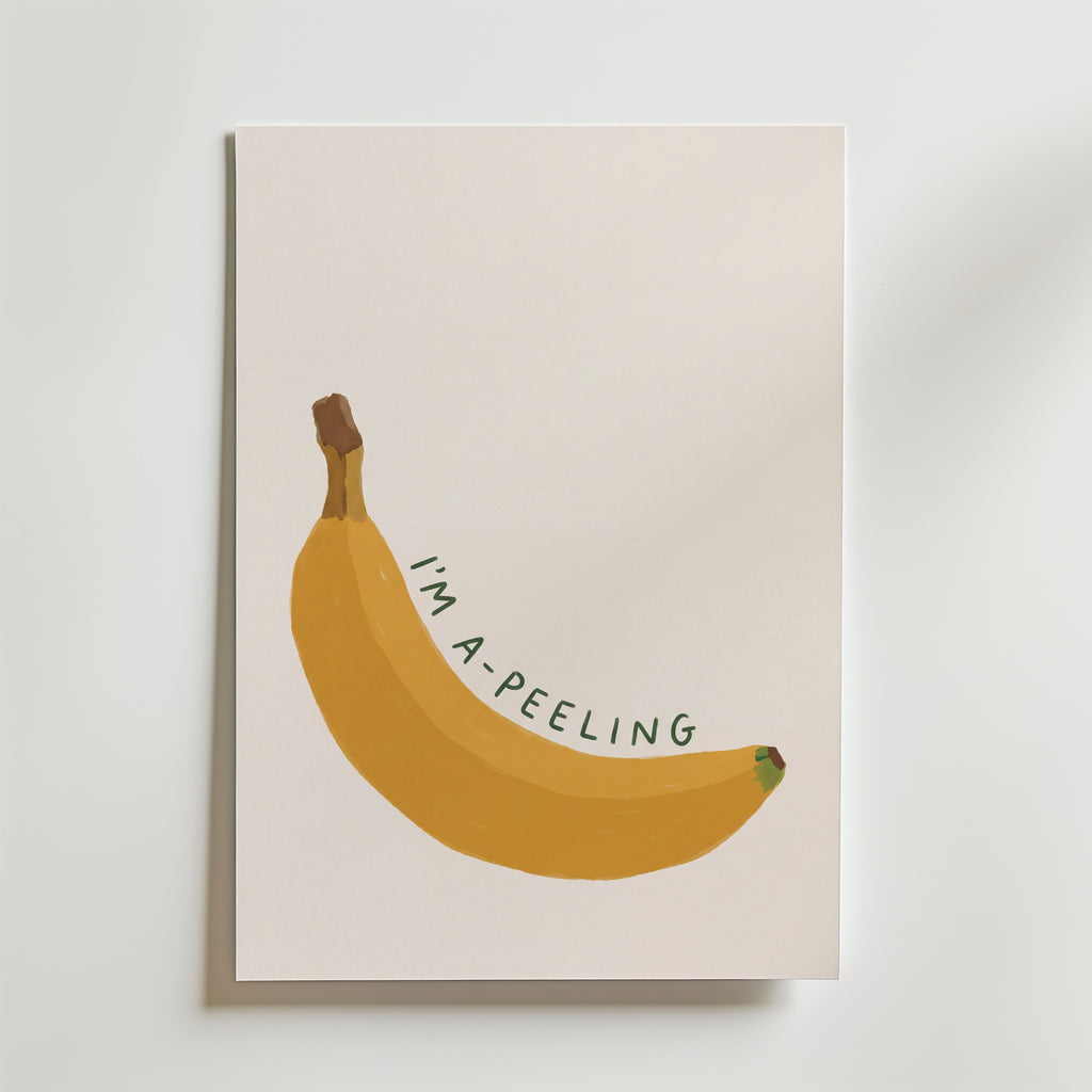 I'm A-Peeling Poster – canvas utan passepartout