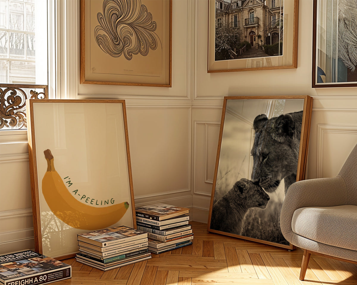 I'm A-Peeling Poster – två posters i rum 1